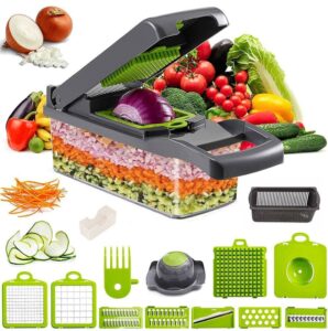 Vegetable Chopper Salad Fruit Peeler Slicer 15 In 1 Dicer Kitchen Cutter Tool U1