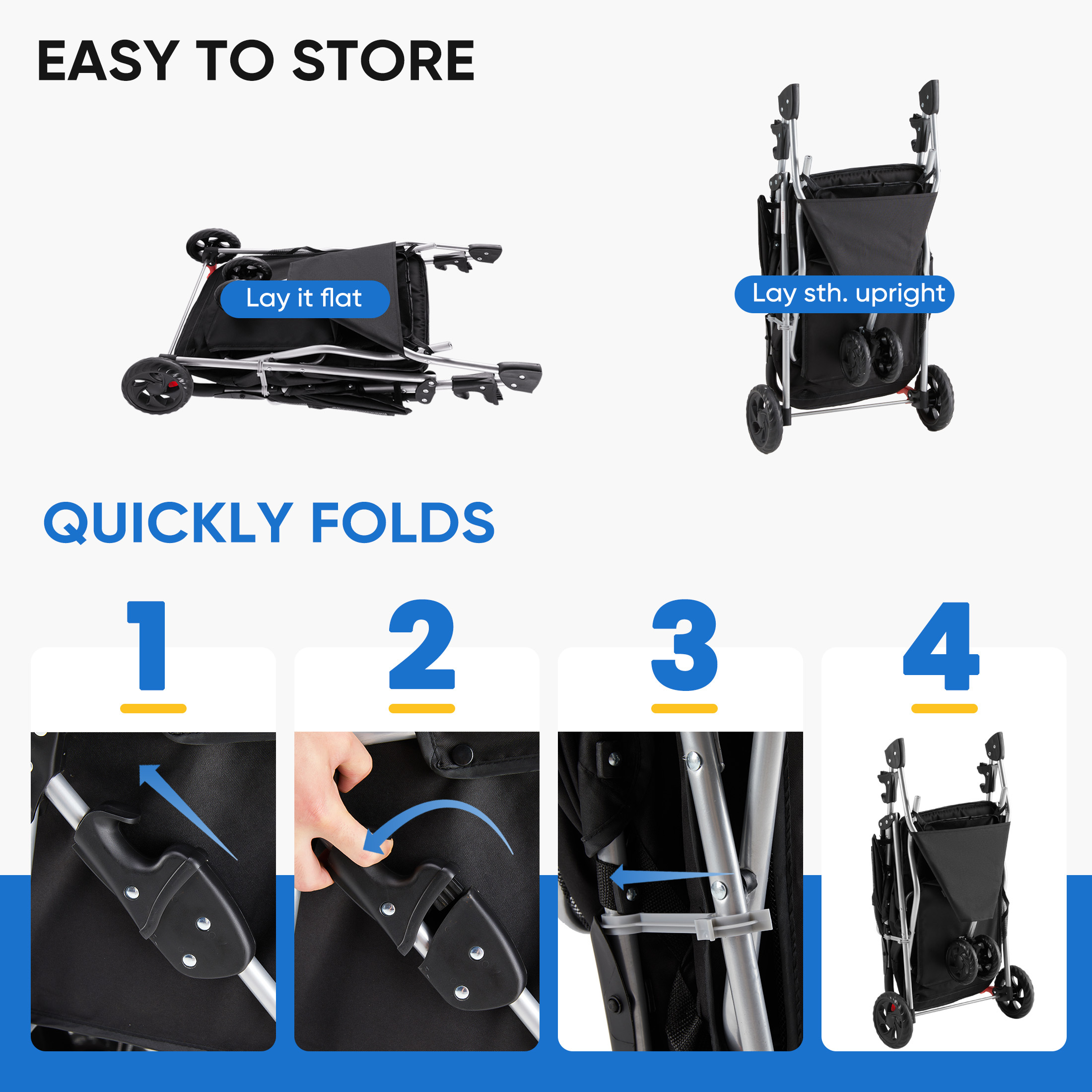 0f47a1ac-bbea-4688-8925-348b9f7f6f2e.jpg Cat And Dog Pet Cart - Image 5