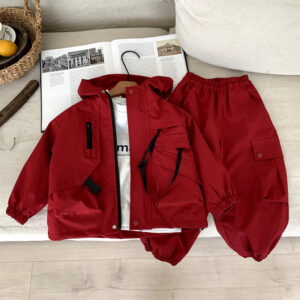 Casual jacket submachine jacket two-piece pants set