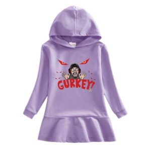 Children's women's hooded sweatshirt dress