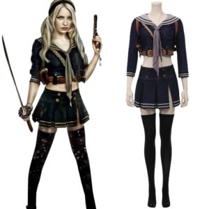 Pretty Little Liars Cosplay Emily Browning Full Set Women's Baby Doll Costume
