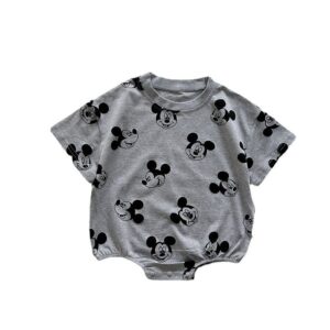 Short Sleeve Romper Lightweight Half Sleeve Baby Onesie