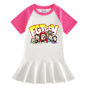 FGTeeV Game Half Sleeve Girls' Dress