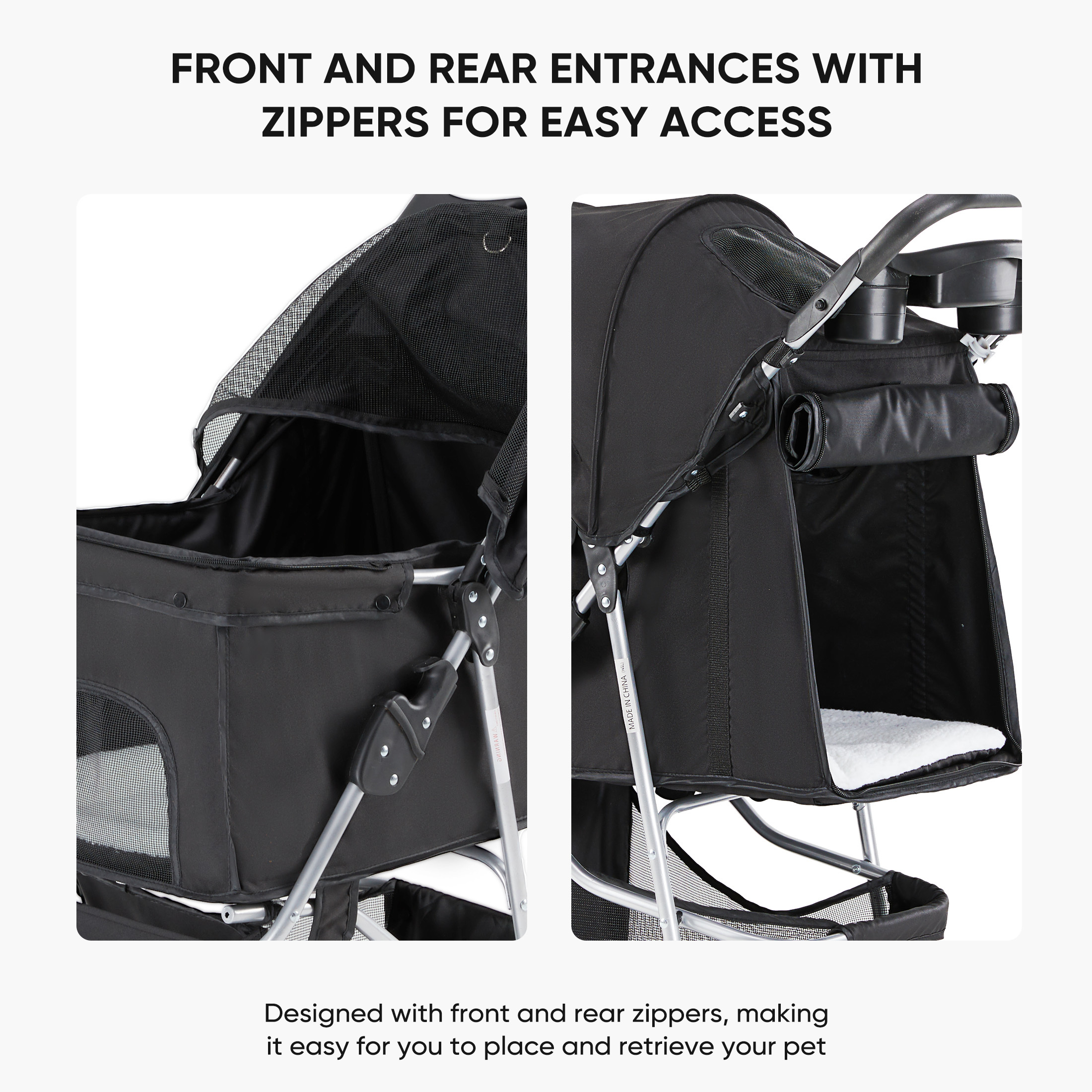 57ba3bab-a97d-493d-add9-e8796f023bf8.jpg Cat And Dog Pet Cart - Image 6
