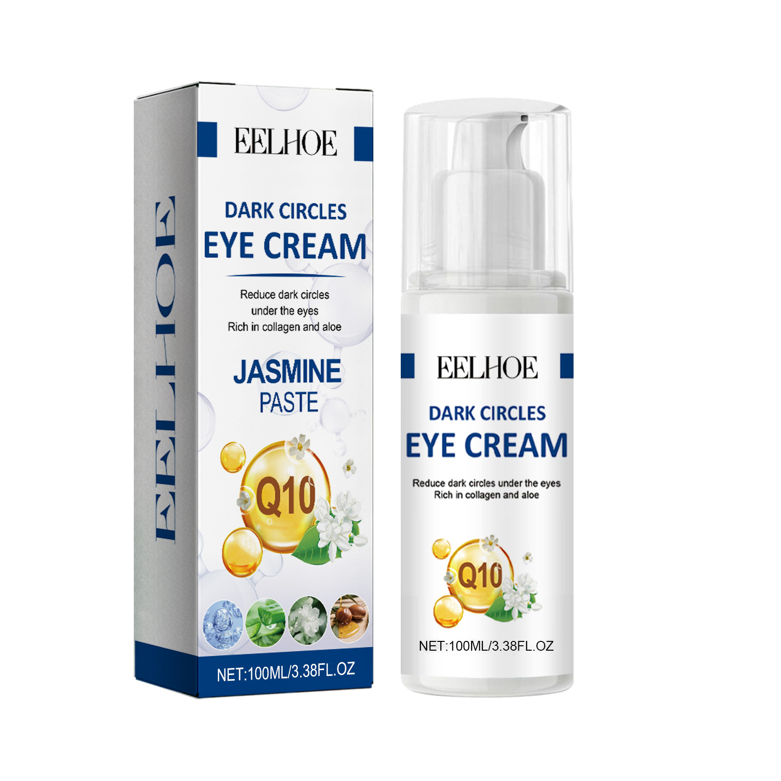 587057253 Collagen Black Circle Eye Cream, Reduces Lines Moisturizes And Repairs Skin Eye Cream - Image 1