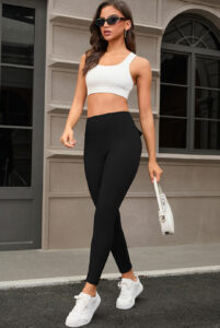 New Yoga Stretch Sports Pants For Women, Peach Hip Lifting Running Speed Dry Pocket Bottom Tight Pants