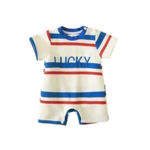 Baby Romper Short Sleeve Lightweight Onesie for Newborns and Infants