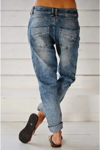 Non-leather Loose Curved Knife Pants