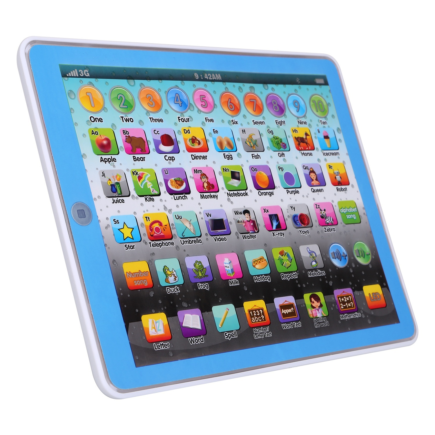 b3c2bf95-babc-45d4-b62d-f1eb576c9e80.jpg 1Pc Kid Baby Toddler Tablet Toy Educational Learning Study Tablet Pad Gift For Aged 2 3 4 5 6 7 Girls Boys - Image 1